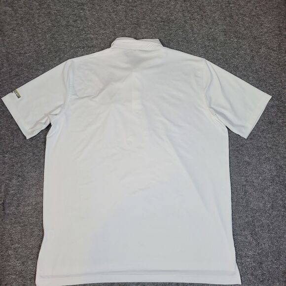 Peter Millar Summer Comfort Men's Xl Golf Polo Shirt White Legacy Athletic Club - Picture 2 of 9